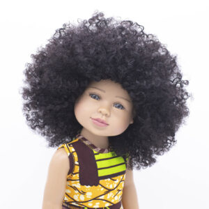 Beautiful biracial doll with natural hair